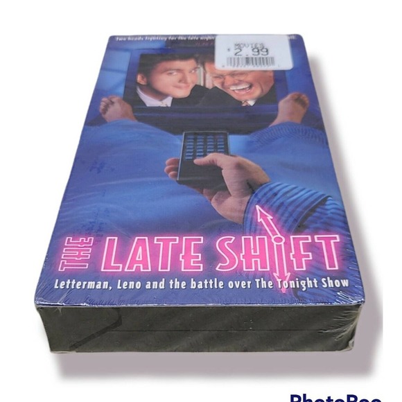 The Late Shift VHS Tape, 1996 Letterman Leno - NEW SEALED!! - Picture 4 of 4